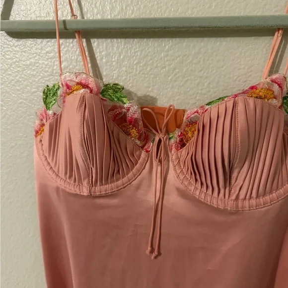 RARE! For Love And Lemons Lola Sample Floral Midi Dress - Picture 4 of 10